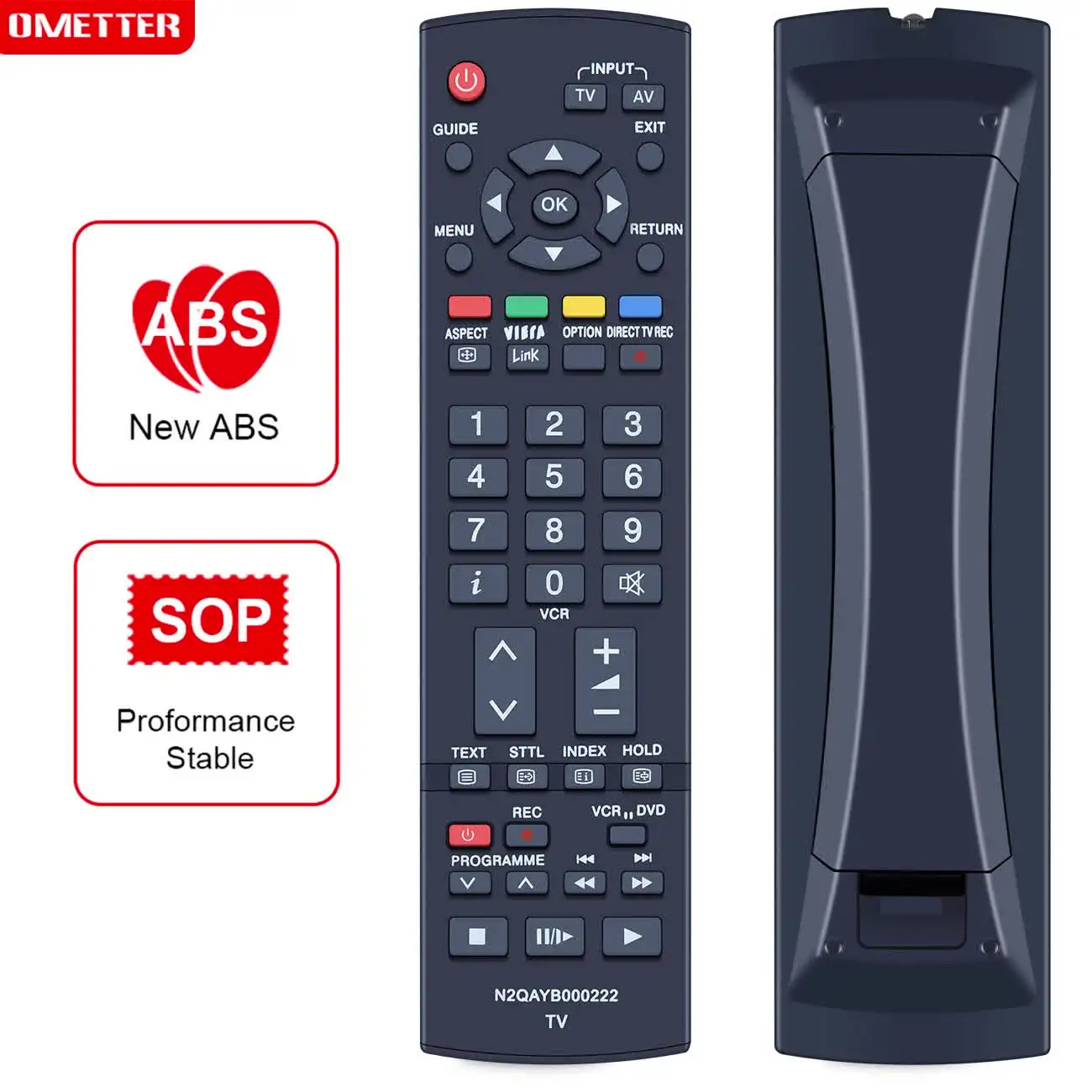 Telecomando Universale Di Sostituzione Per TV Panasonic, Compatibile Con N2QAYB000239, N2QAYB000238, TX32LXD70, EUR765108 E Molti Altri Modelli