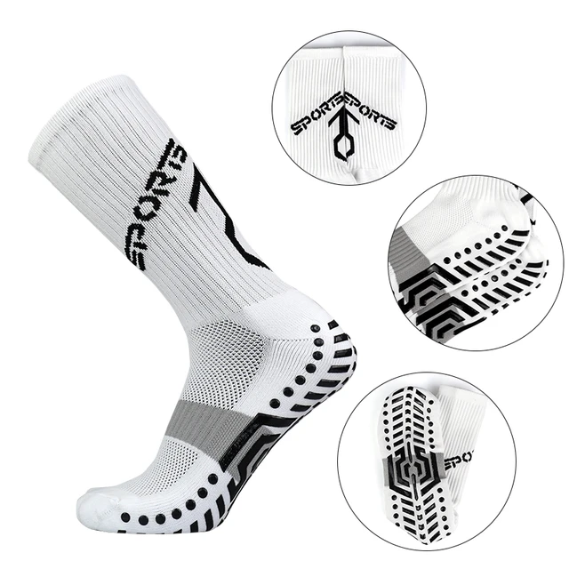 3x Sports Anti Slip Soccer Socks Football Men Calcetas Antideslizantes de  Futbol