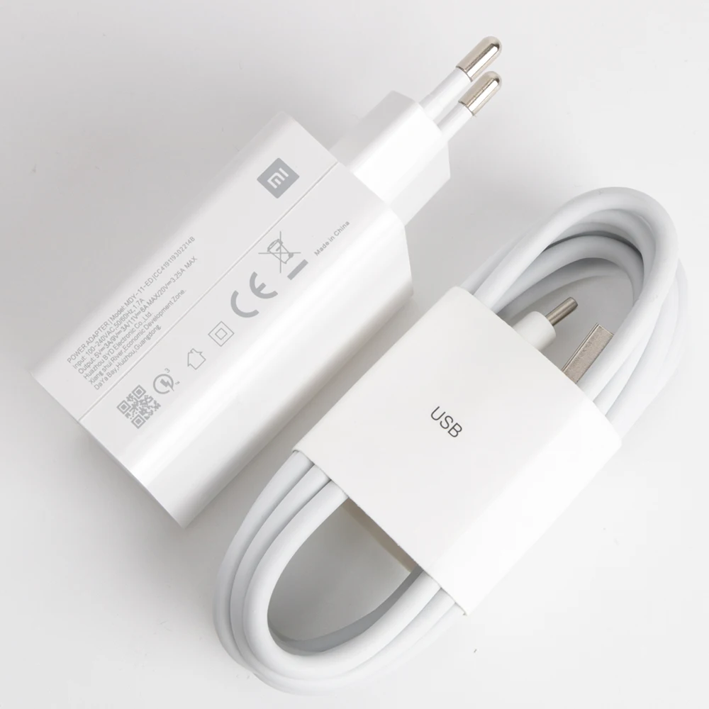 usb c 65w Xiaomi 65w fast charger QC 4.0+ Turbo charge adapter Notebook tablet charging For Xiaomi mi 10 pro Redmi note 9 pro mi 9 K30 30s 65 watt fast charger