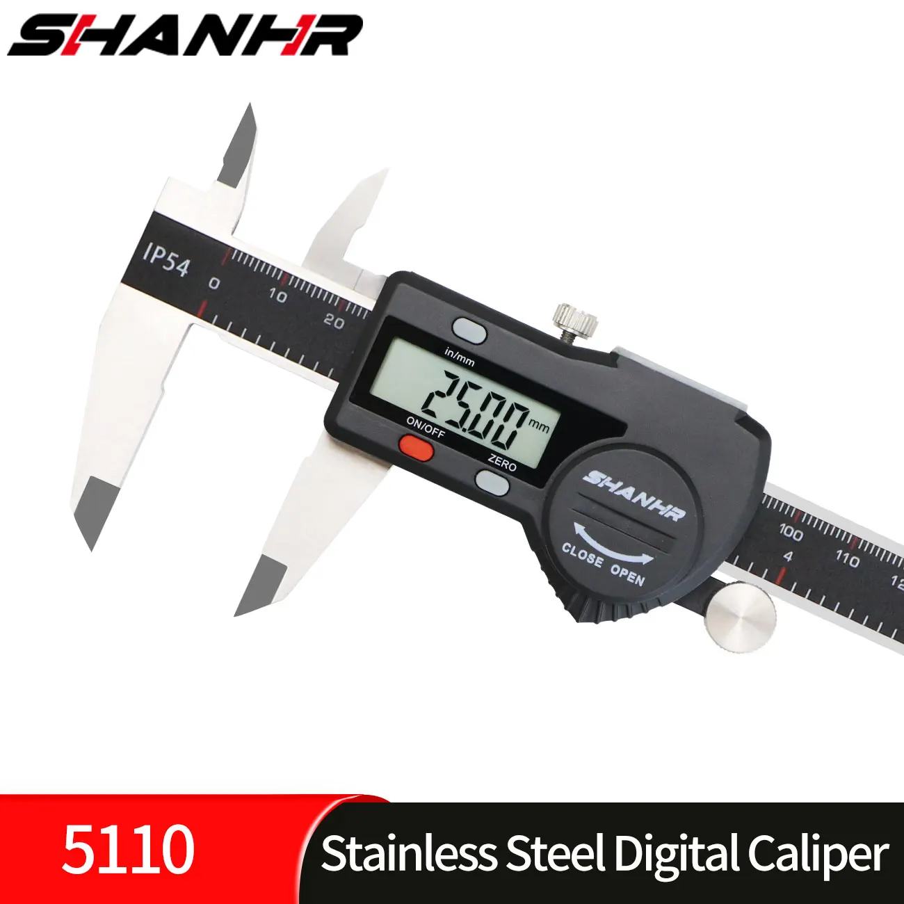 SHANHR Hardened Stainless Steel 0-150 mm Digital Caliper Messschieber Caliper Electronic Vernier Micrometro