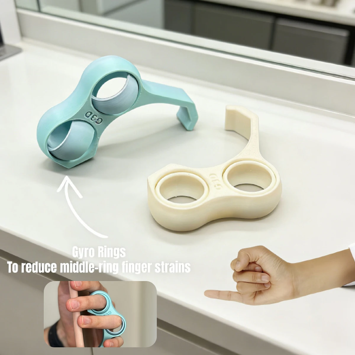 Dual Loop Grip Stand - Secure Anti-Drop Phone Holder