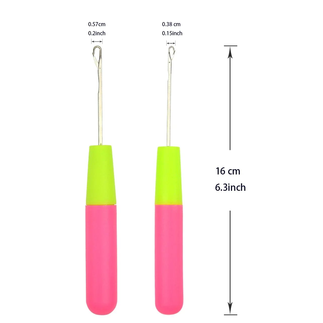 Bent Latch Hook Set Crochet Needle Dreadlocks Tool Knitting Crochet Hooks Hair Extensions Tool for Braid 9 Pcs crochet hooks,hair extensions tool