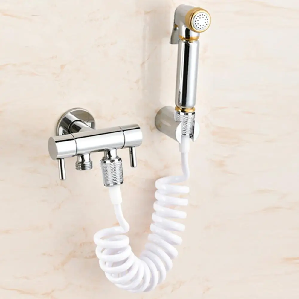 G1/2" Soft Bidets Hose Tube ABS Spring Flexible Shower hose for Water Plumbing Toilet Bidet Sprayer Bathroom Accessories