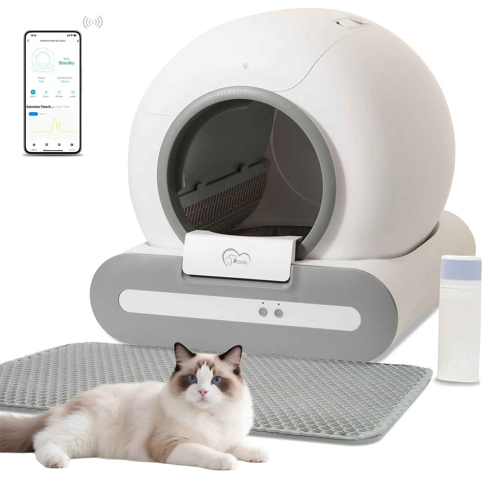 65L App-Control Litter Box 1
