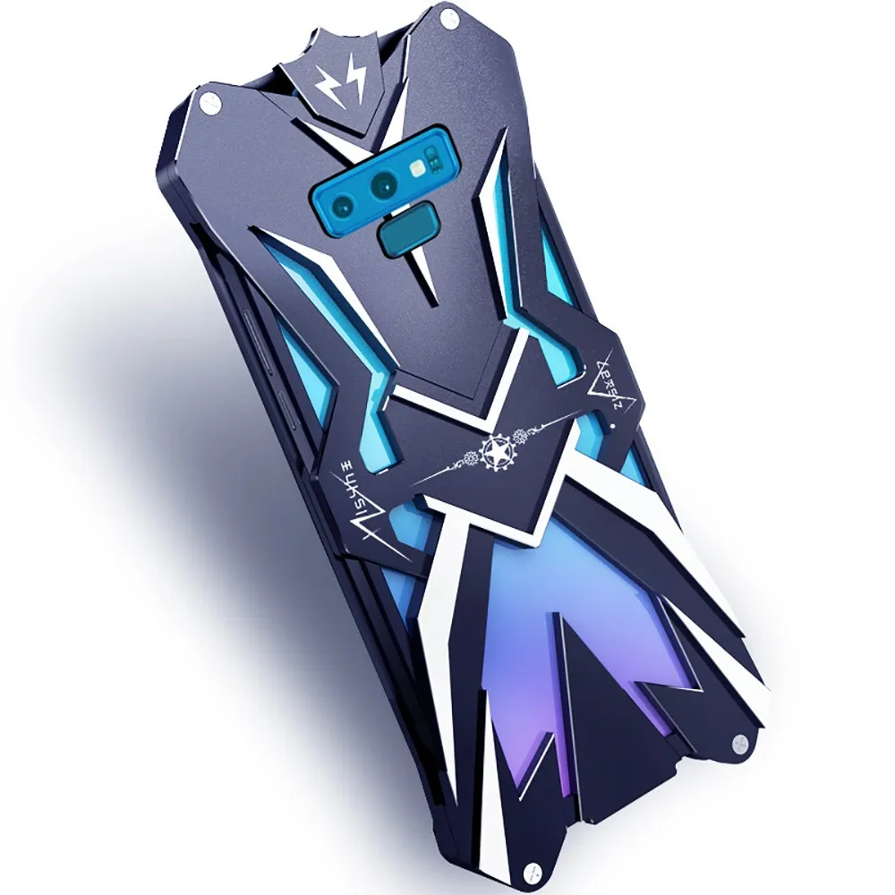 Metal Steel Machinery Series Note9 Cases Thor Heavy Duty Armor Metal Aluminum Phone For Samsung Galaxy Note 9 Note9 Cover Case