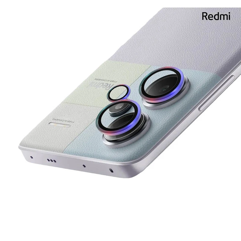 Redmi Note 13 Pro + 14 plus note 13 için Metal Lens Koruyucu