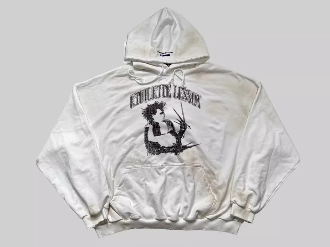 

New 2023 Men Grailz Edward Mr. Stench Gentleman Hoodies Hoody hooded Sweatshirts velvet Thicken Fleece Hip Hop Street #476