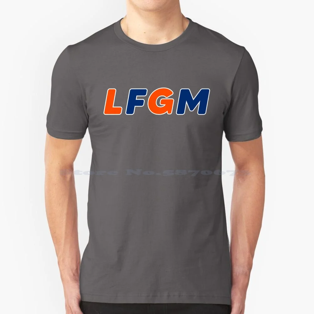 Lfgm Baseball T Shirt 100% Cotone Tee Francisco Lindor Jacob Degrom Lfgm Mets Baseball Max Scherzer Luis Guillorme Tylor Megill