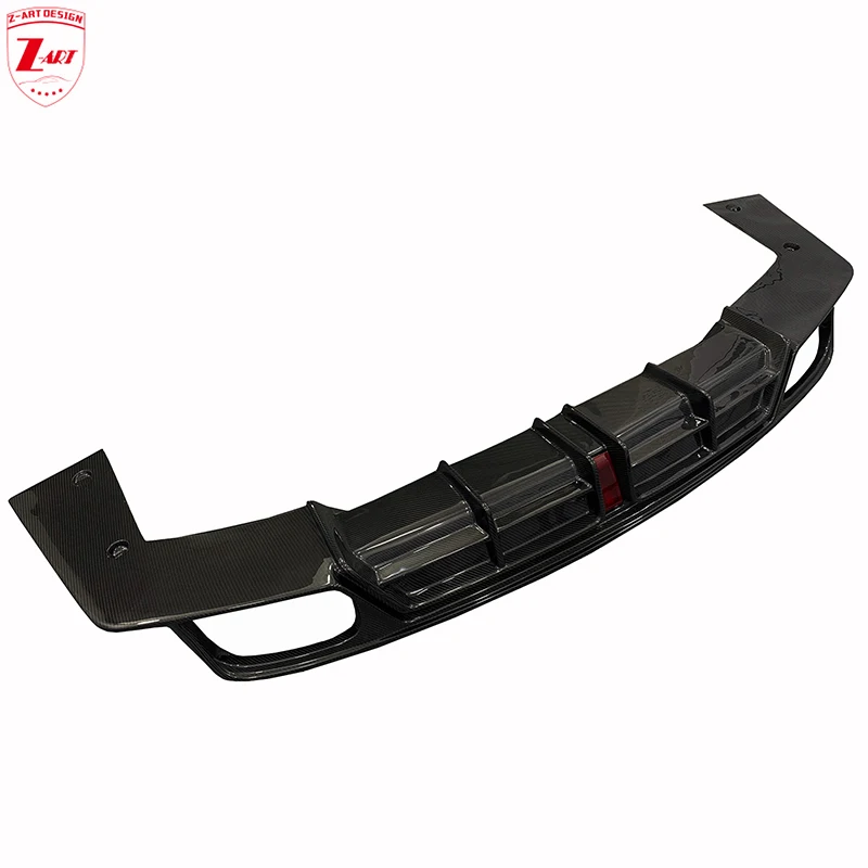 

Z-ART Cayenne Carbon Fiber Rear Diffuser for 9YA Cayenne Carbon Fiber Rear Chin for New Cayenne Rear Low Spoiler for Cayenne E3