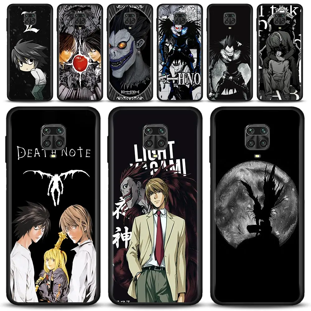 Anime Death Note Ryuk and Yagami Light For Xiaomi Redmi 11 10 9 8 7 Pro Max 9T 8T 9S Case for 9C 9A 8A 7A |