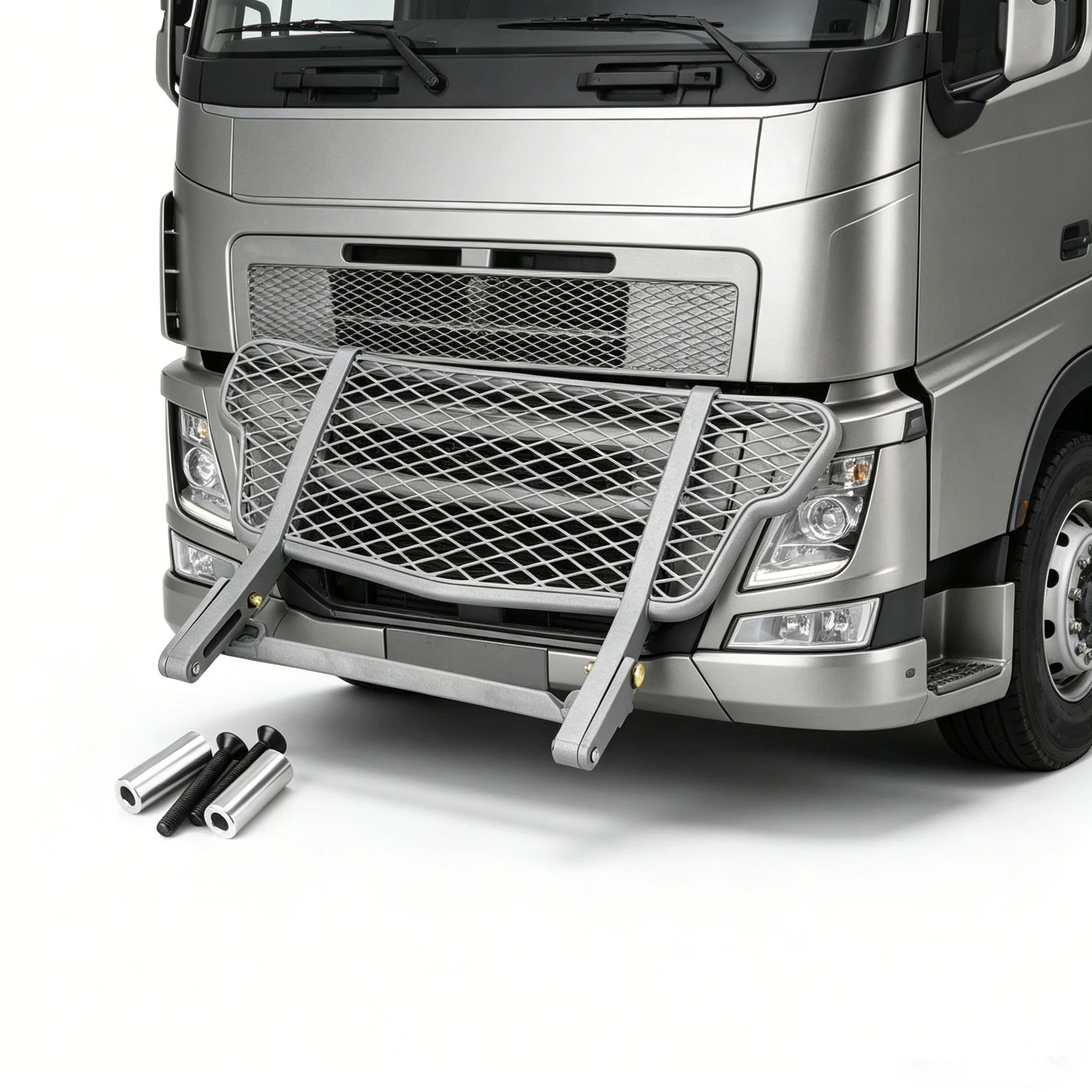 RC 1/14 LESU für Tamiya LKW-Modell Stoßstange Schutzgeländer G-6156-B für SCANIA MAN VOLVO LKW DIY Upgrade-Teile Zubehör