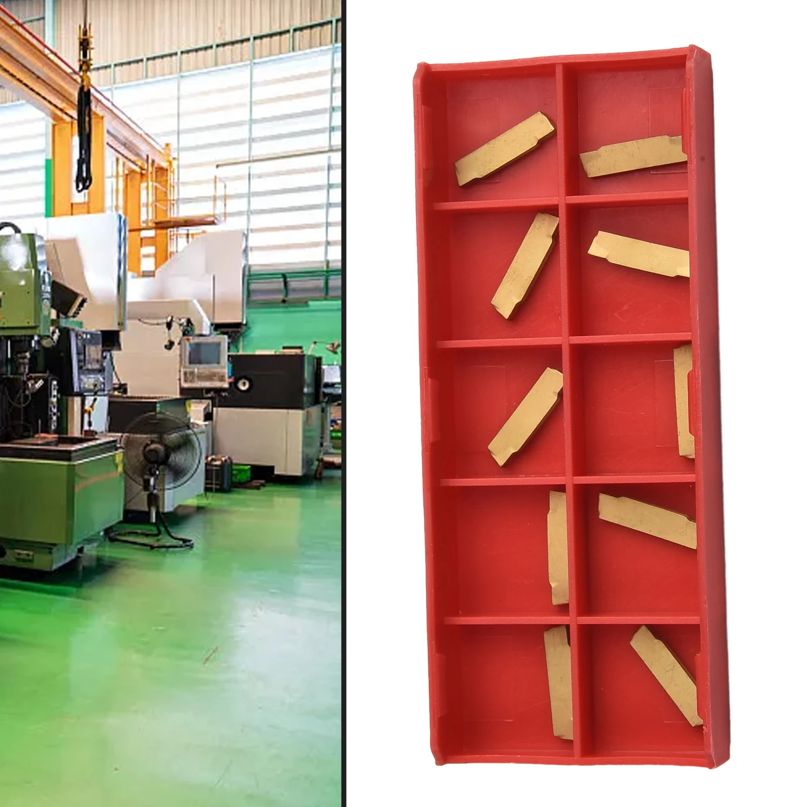 

Improve Your For machining Efficiency with 10 pcs MGMN200 G Carbide Inserts Suitable for MGEHR/MGIVR Grooving Tools