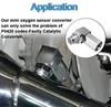 Universal 90Degree 135Degree 180degree Mini Catalytic O2 Oxygen Sensor Spacer Adapter Engine Light CEL Check Bung 3