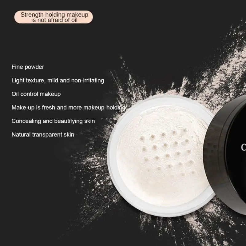 Matte Loose Powder Professional Face Styling Invisible Pores Oil Control Makeup Translucent Makeup Setting loose powder