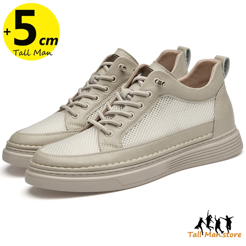 Skyboosts Scarpe Uomo Con Rialzo Nascosto Da 4/6/8/10 Cm – Sneakers Alla Moda, Traspiranti E Antiscivolo