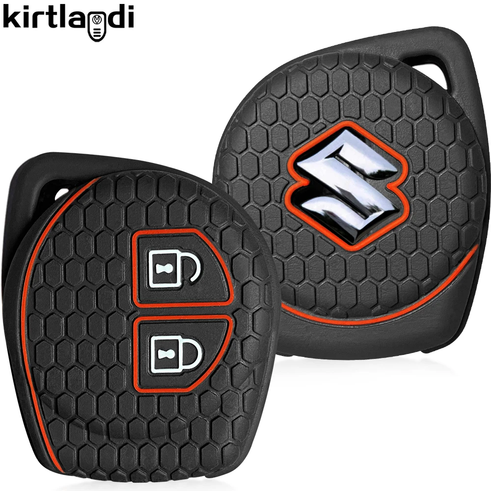 2 Button Silicone Car Remote Key Fob Case Cover Shell For Suzuki SX4