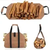 Large Capacity Firewood Storage Bag Waterproof Scratch-resistant Wood Log Carrier Outdoor Camping Firewood Holder Wood Carry Bag 5