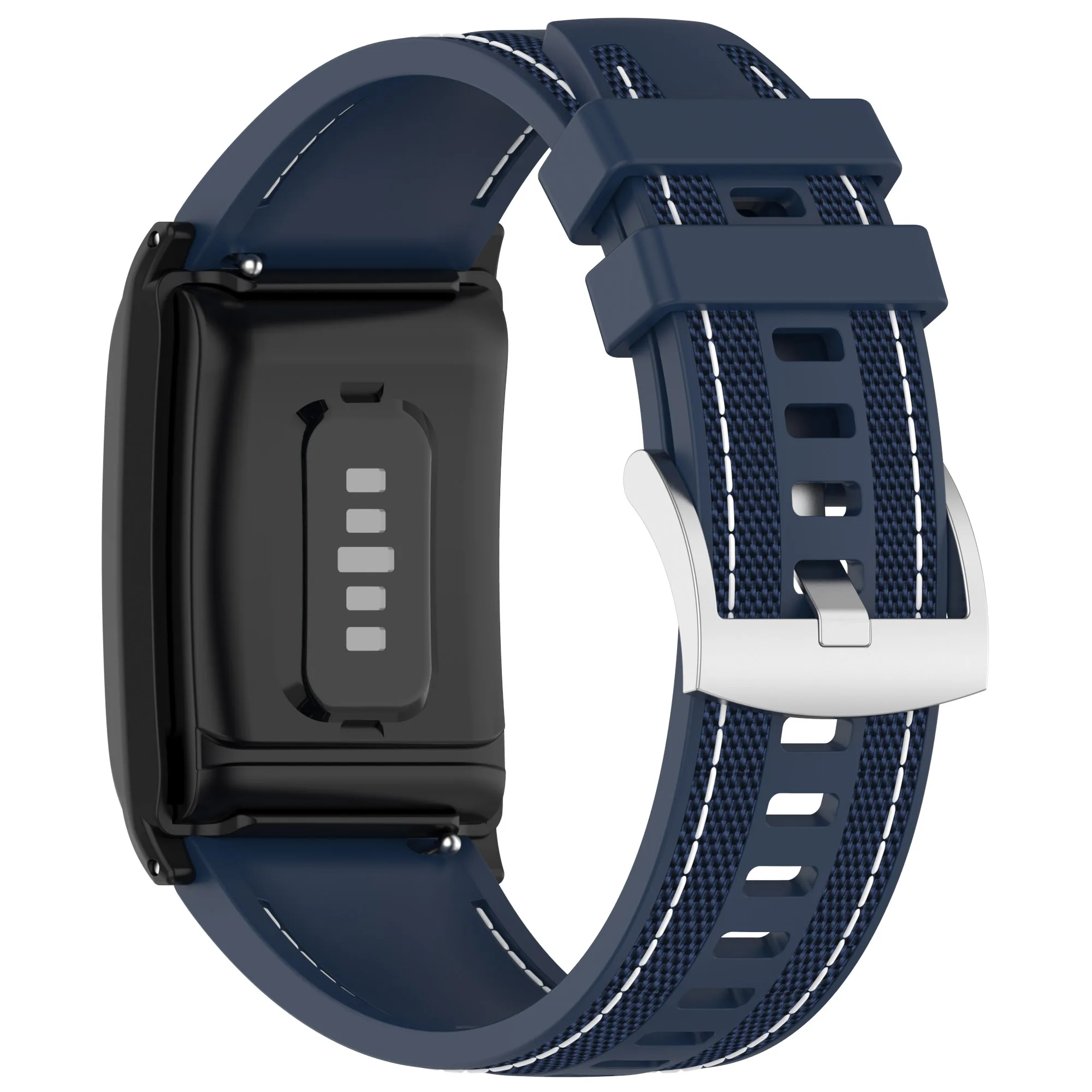 Braided Nylon & Silicone Sport Strap - Adjustable Bracelet Accessory