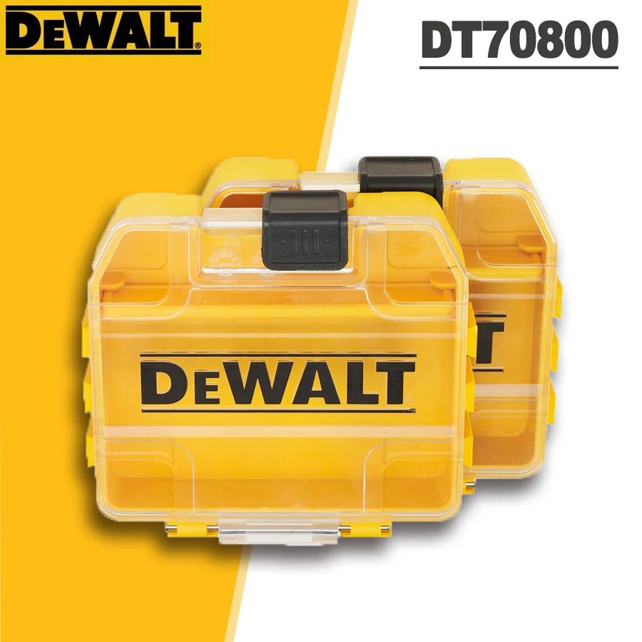 Dewalt DT70800 스크루 드라이버 비트 부품 보관함 전동 공구 액세서리 견고한 보관 케이스 대량 도구 상자