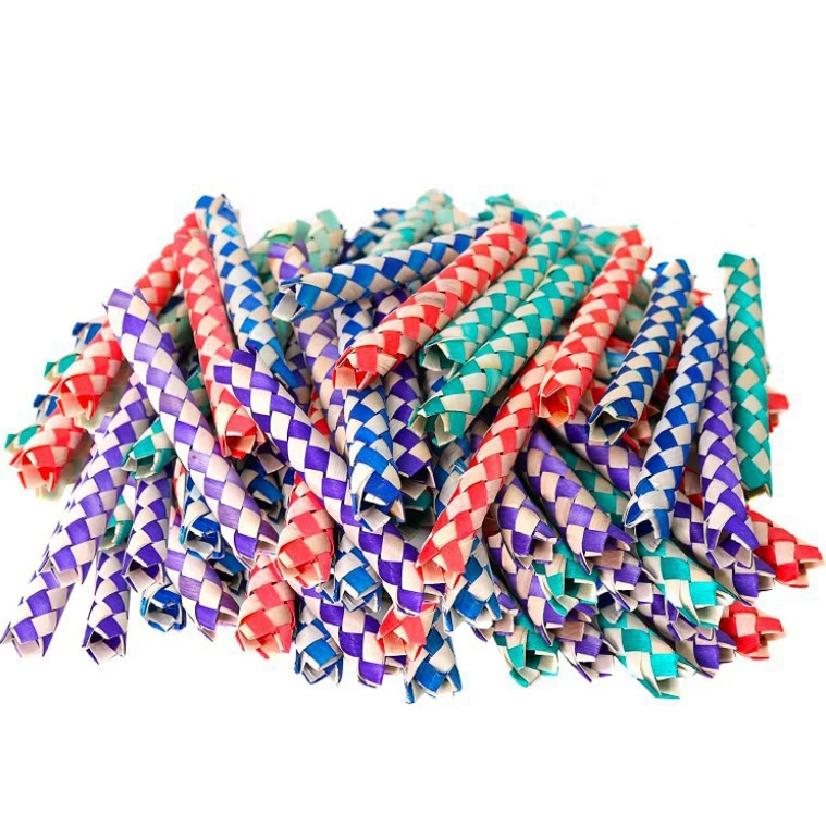 6-12-24 Pieces Funny Finger Traps Creative Magic Tricks Jokes Natural Chinese Bamboo Finger Traps Fingertip Toys For Children