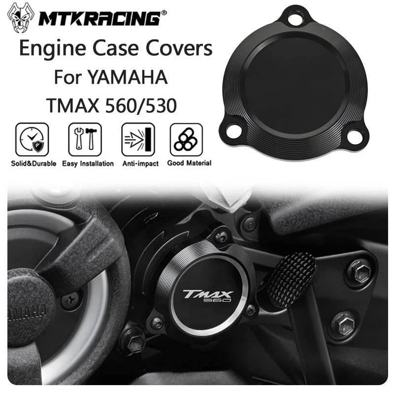 

Корпус двигателя MTKRACING, крышки для YAMAHA TMAX 530/560 2017-2024, защита двигателя мотоцикла, крышка отверстия рамы, крышка приводного вала