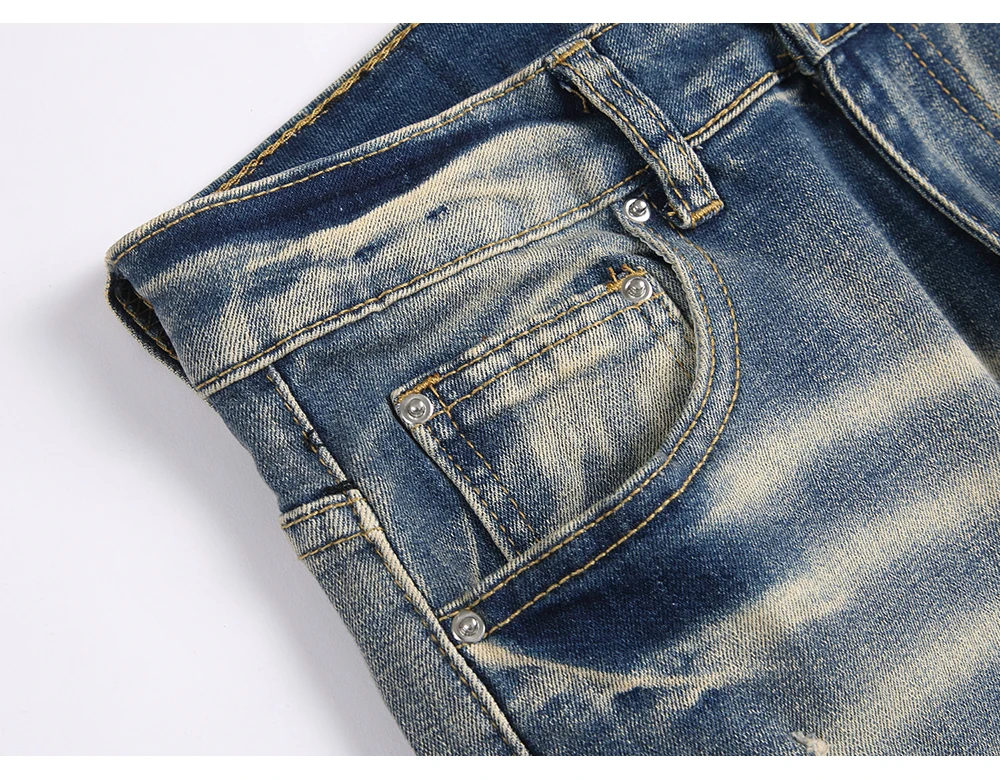 Close-up of front pocket detail