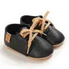 Vintage Baby Newborn Infant Boy Girl Prewalker Classical Pu Soft Anti-slip Toddler Crawl Moccasins Shoes 6