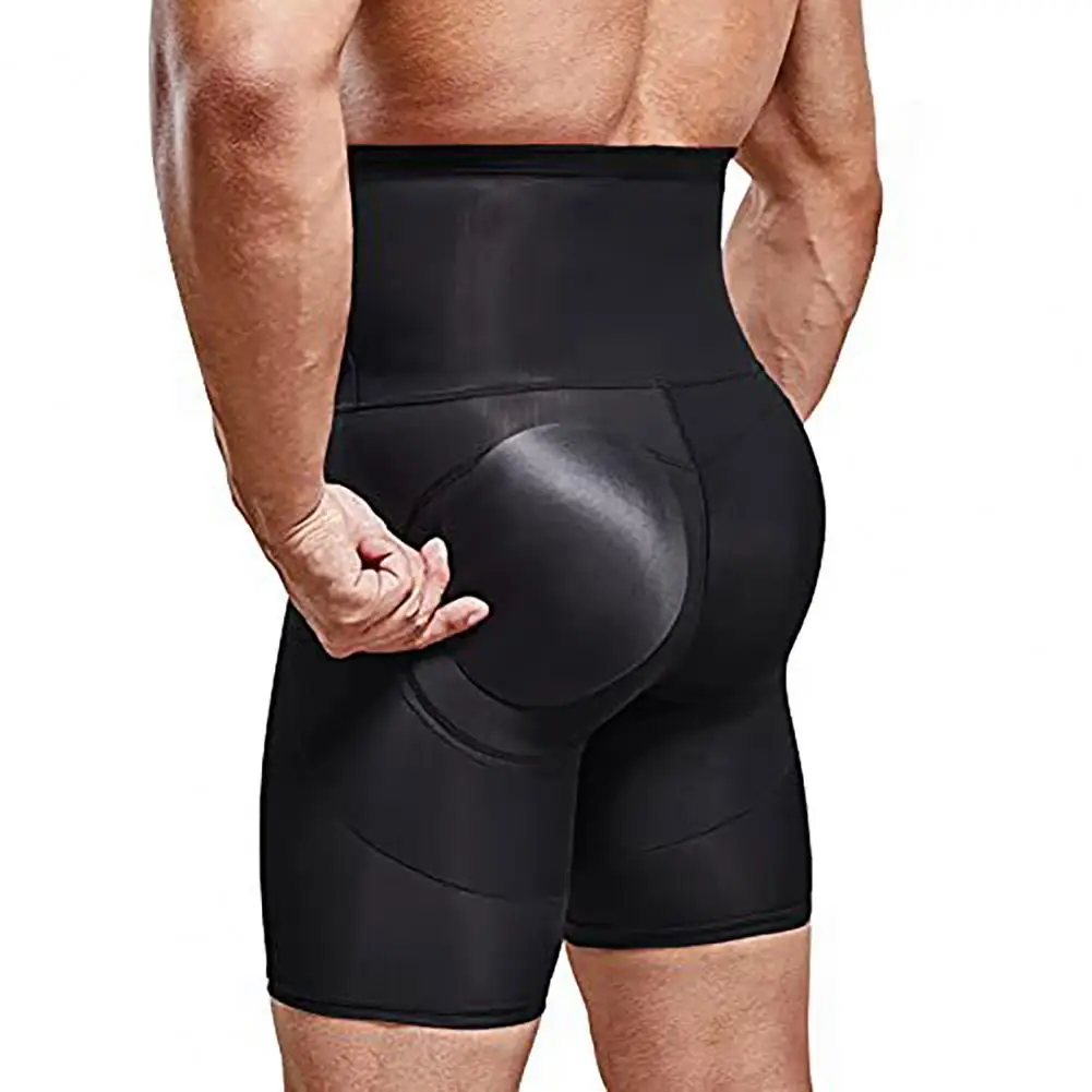Padded Men Panties High Waist Men's Butt Lifter Shorts with Removable Pads Hip Enhancer Slimming Shapewear for Booty Lift Men hip butt protection padded shorts armor hip protection shorts pad for snowboarding skating skiing riding