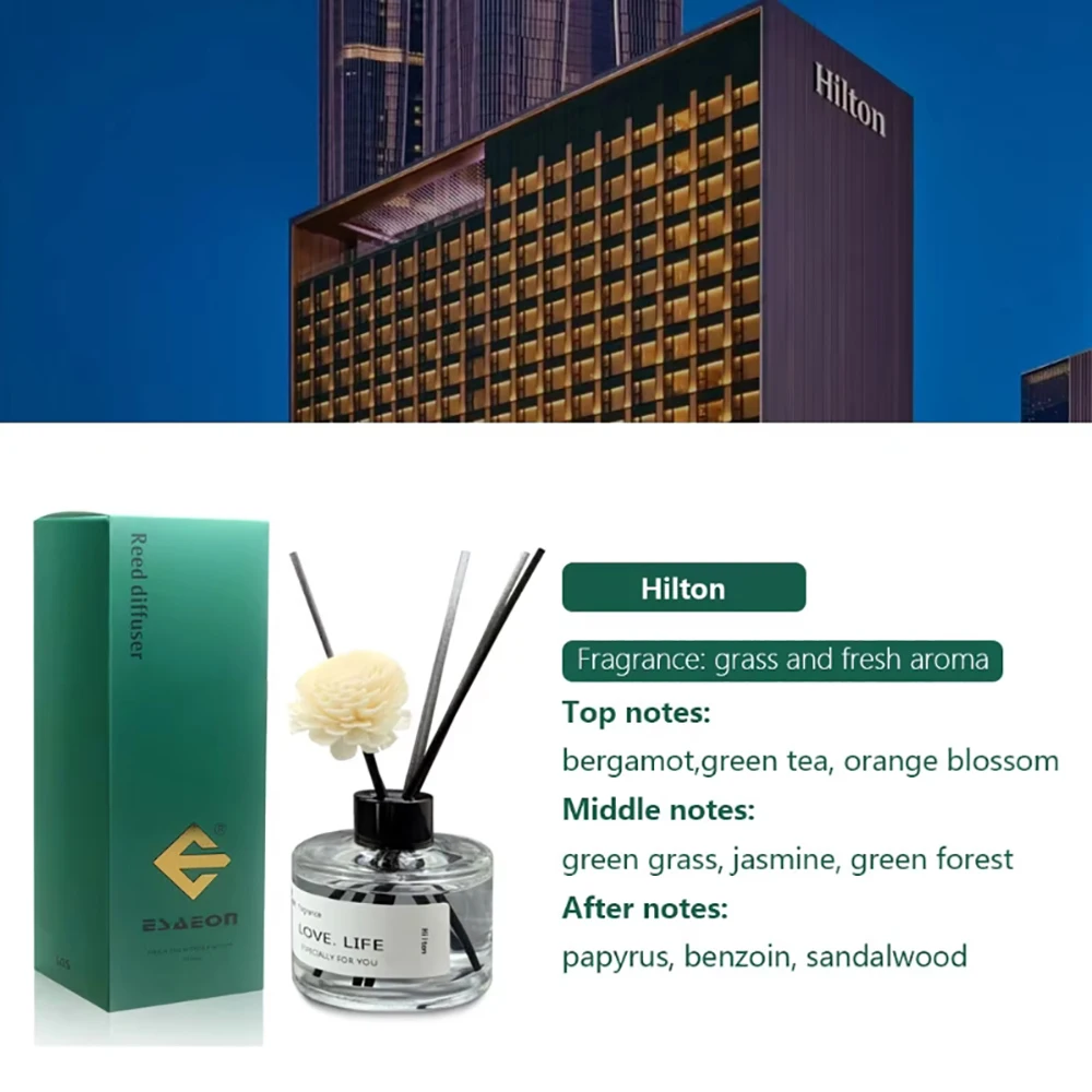 Il diffusore di ance ESAEON si adatta alle rami di vite e alle decorazioni di fiori secchi, con 150 ml di oli essenziali per aromaterapia all'interno