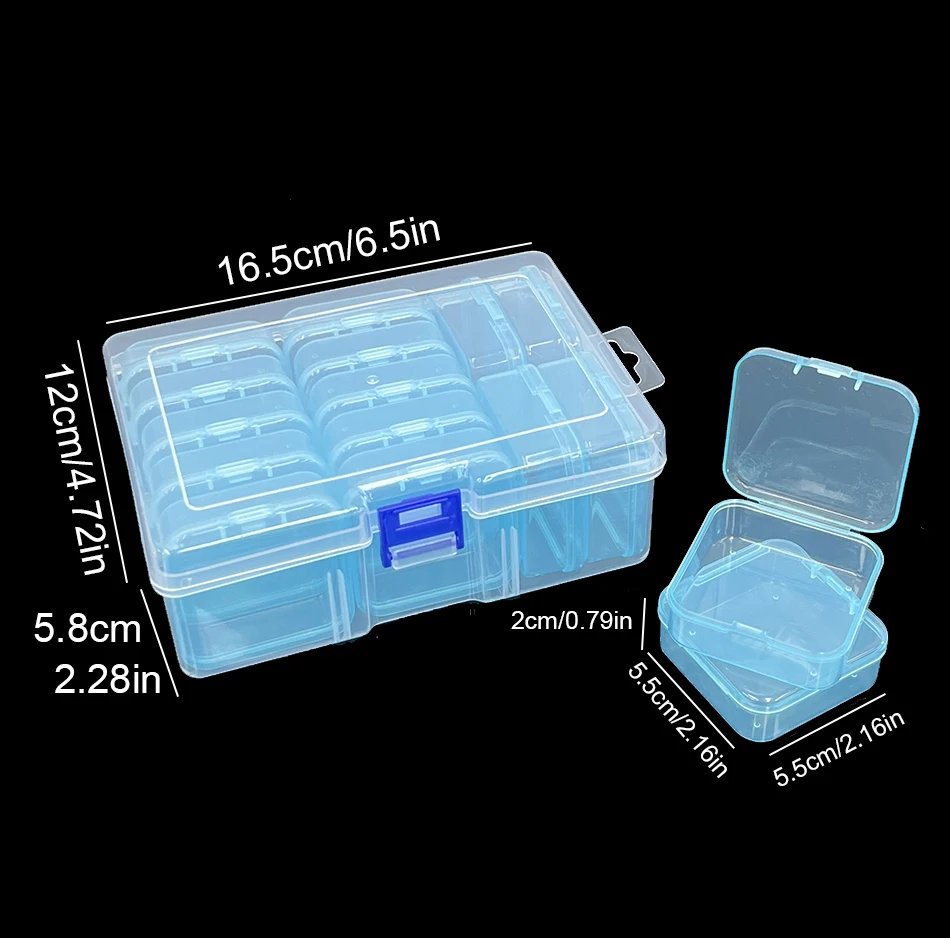 DIY Diamond Painting Embroidery Storage Box Nail Art Jewelry Rhinestone Mosaic Storage Container Multifunctional Box