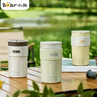 Bear Travel Electric Kettle 300ml Stainless Steel Insulated Cup Auto Off Electric Kettle Water Boiler Bottle for Tea Coffee 220V