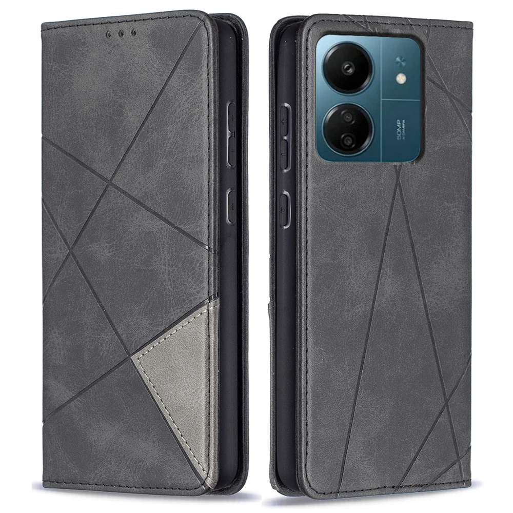 

Флип-чехол для Poco X6 C65 X5 Pro M6 M5S F5 X4 X3 C65, кожаный чехол-книжка для Xiaomi Redmi Note 13 Pro Plus 5G, чехол для Redmi 13C 12C 10C