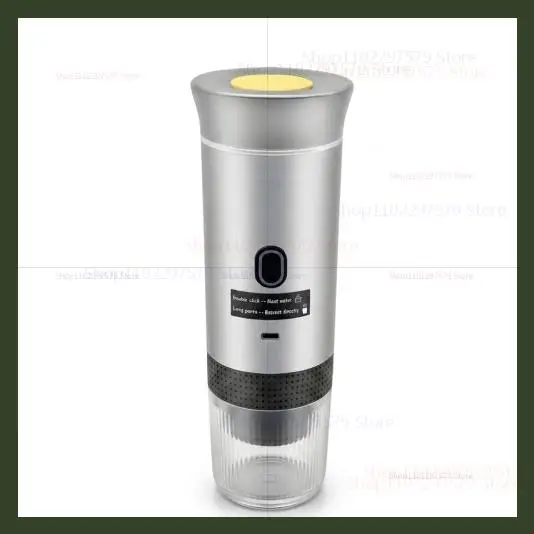 Cafetera Eléctrica Inalámbrica Portátil, Cafetera Espresso 3 en 1, Cafetera de Viaje para Cápsulas y Café en Polvo