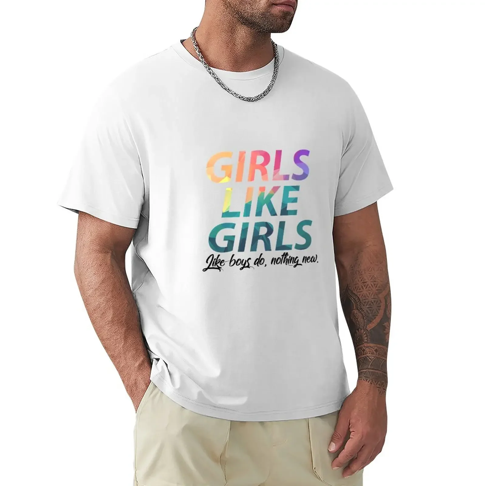 Girls Like Girls T-Shirt quick drying summer clothes heavyweights T-shirt men