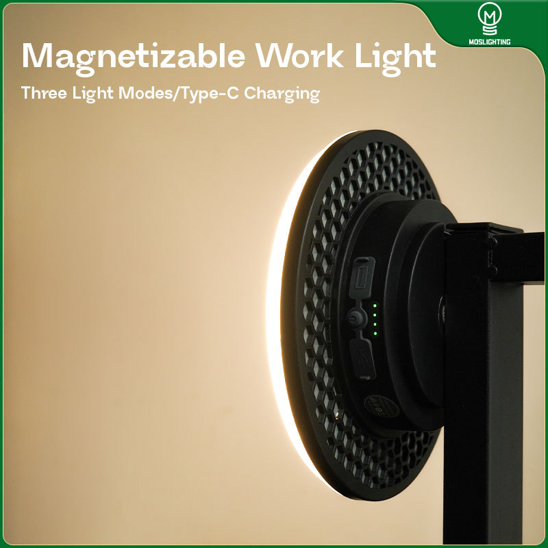 MOSLIGHTING LED Camping Lantern Rechargeable 1200LM 6000mAh 3 Light Modes IP65 Waterproof Portable Flashlight Emergency Lighting