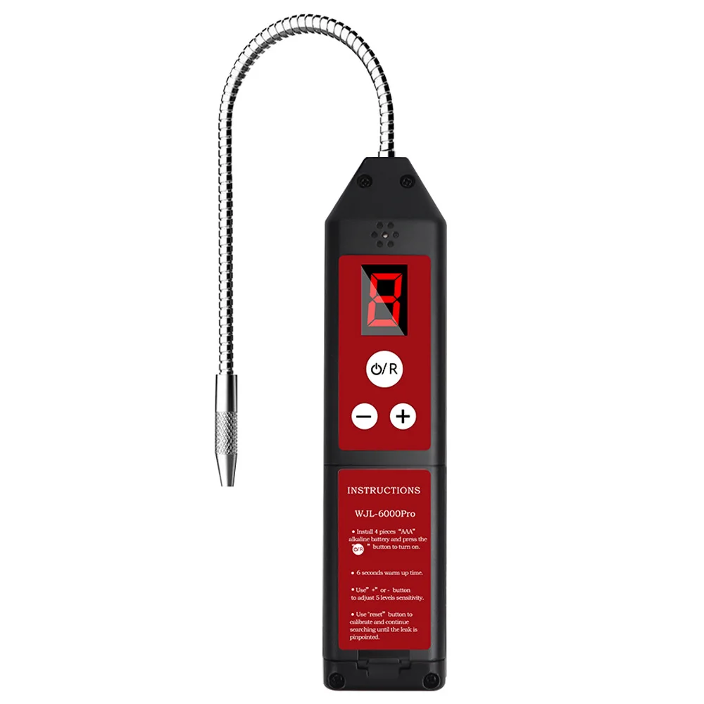 U50 Rilevatore Di Perdite Alogene Freon Cfc Hfc Tester Di Perdite Di Gas Refrigerante Con Luce A Led Monitor Dell'Aria Condizionata Misuratore Di Gas 