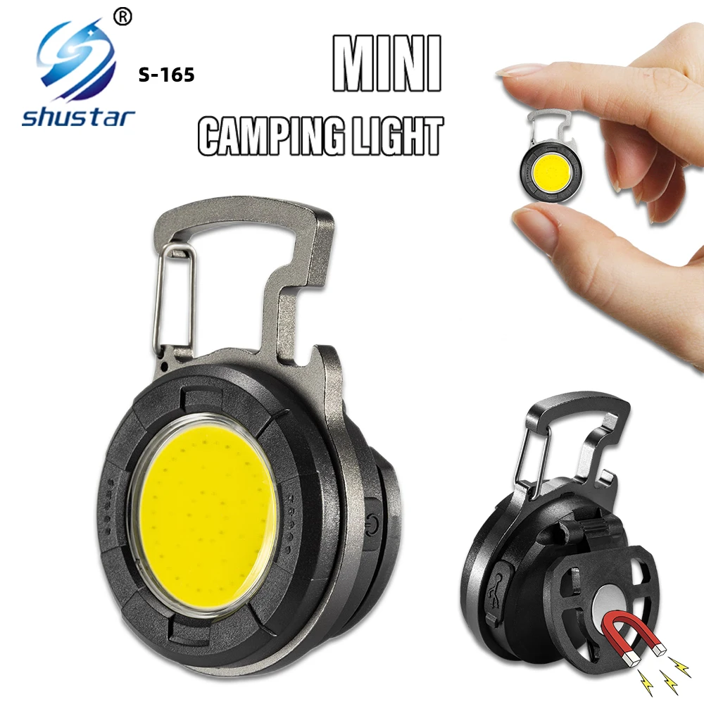 Mini Bright Light Keychain Super Strong Clip Super Strong