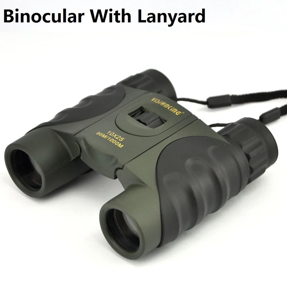 Visionking 10x25 Roof Binoculars Outdoor Hunting Camping Travelling Binoculars Waterproof Professional Telescope Monoculars 5