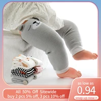 Autumn Winter Baby Leg Warmers Kids Knee Protector Thicken Cotton Leggings Toddler Kneepads Knitted Newborn Safety Crawling Sock 1
