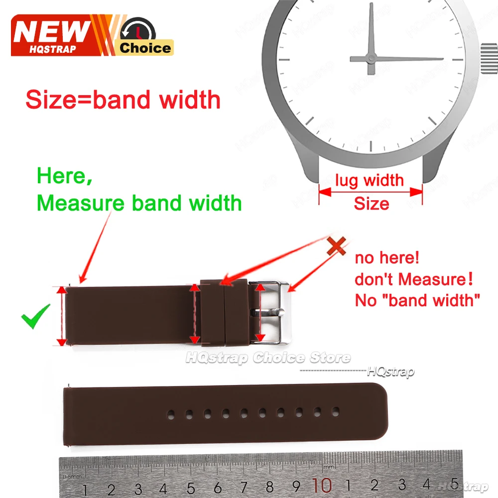 Gold Colorful Silicone Strap Universal Waterproof Wristband