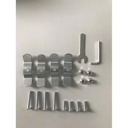 Universal Motorcycle Luggage Top Case Tail Box Screw Spacers Bolts Set Bottom Base Plate Mounting Baseplate Bracket Accessories