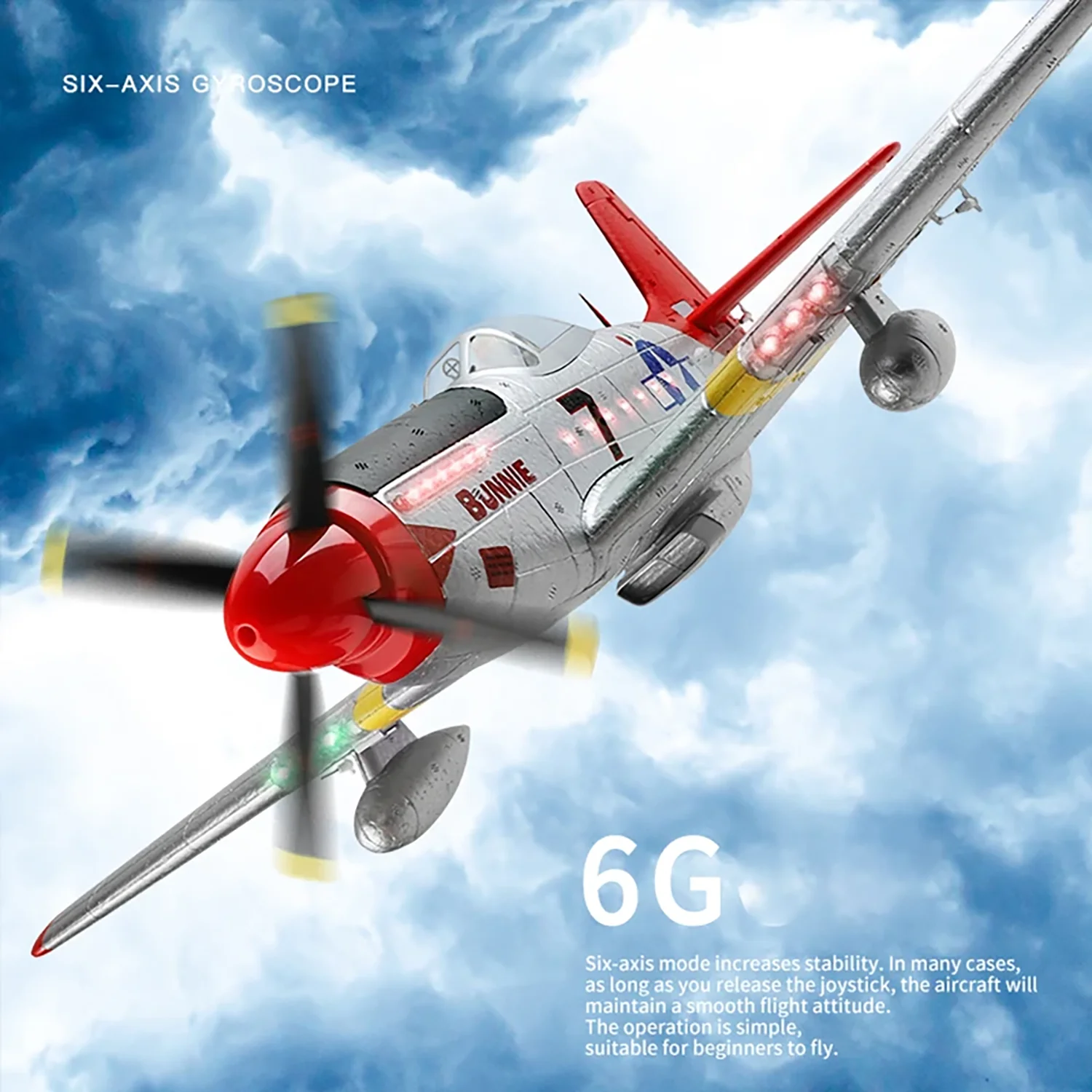 Wltoys xk a280 a160 2560mm p51 p51d rc aeronaves mustang 4ch
