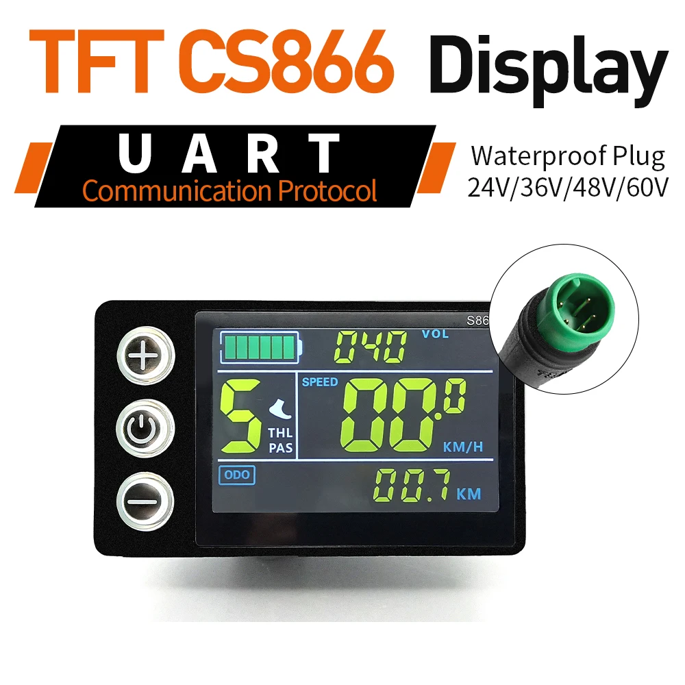 Display CS866 connettore Julet 5 pin