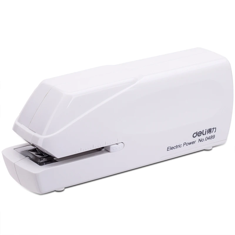 Deli 0489 Electric Stapler Office Student Finance Stapler Wse 24/6 26/6 Staples Battery Or 110