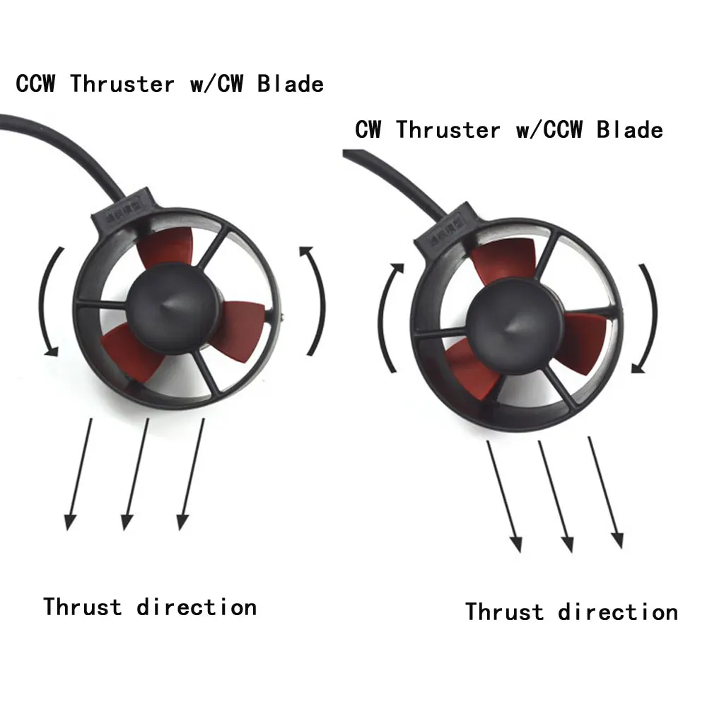 

Underwater Thruster 16V 300W Brushless Motor 40A ESC for RC Bait Tug Boat Nest Ship Submarin ROV Robot