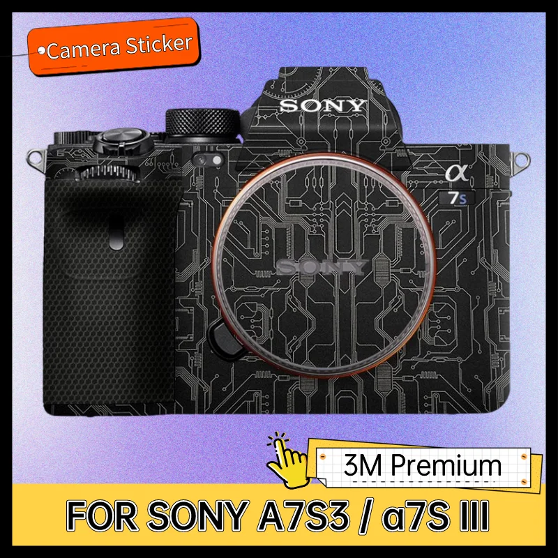 

Наклейка для SONY A7S3 / a7S III, виниловая пленка, Защитная Наклейка для корпуса камеры, защитное покрытие от царапин