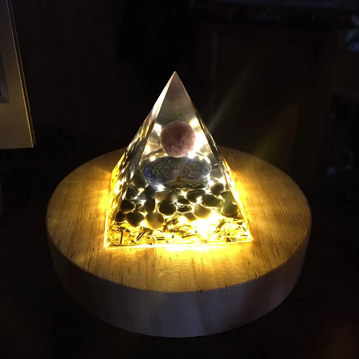 15CM Super Große Pyramiden-Silikonform für Kunstharz, Schmuckherstellung, Kristallformen, Dreieckige Pyramidenform für UV-Epoxidharz – Detail 6