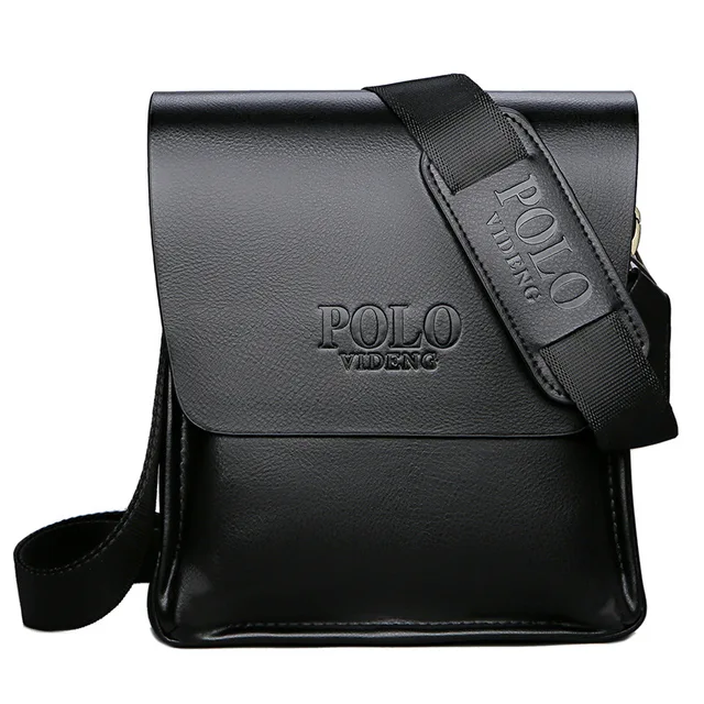 Sac à bandoulière POLO pour hommes, sac à bandoulière Vertical décontracté de Style Business, sac tendance en cuir de haute qualité pour les déplacements quotidiens 1
