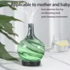 Glass Marble Design Air Humidifier Aroma Machine Ultrasonic Essential Oil Aroma Diffuser 7-Color LED Light Cold Mist Spa HomeUse 1