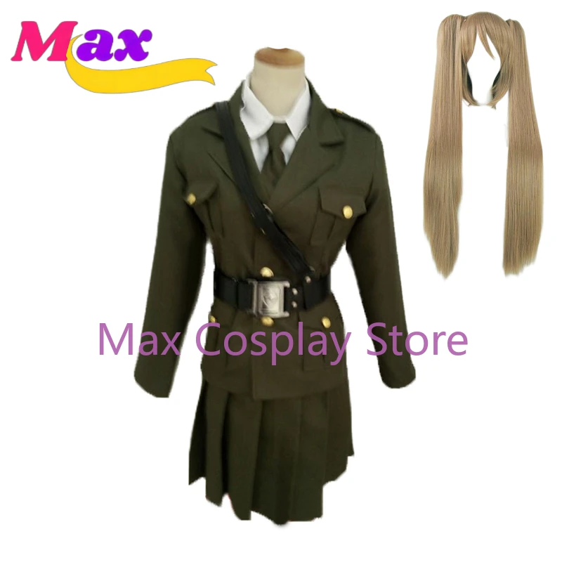 Max Aph Axis Powers Hetalia England Rosa Kirkland Costume Cosplay Taglia Personalizzata